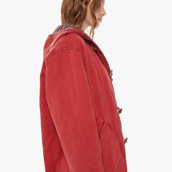 Dr. Collectors Windbreaker Jacket in Red - Picture 2 of 6